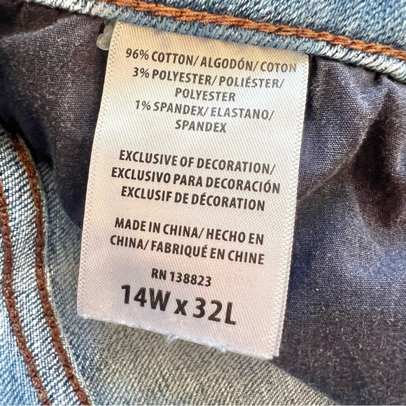 Idyllwind Fueled by Miranda Lambert Women’s Blue Denim Flare Jeans Size 14Wx32L - Picture 13 of 14